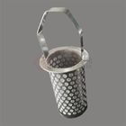 Perforated Mesh Basket Water Filter Elements Industrial Filtration
