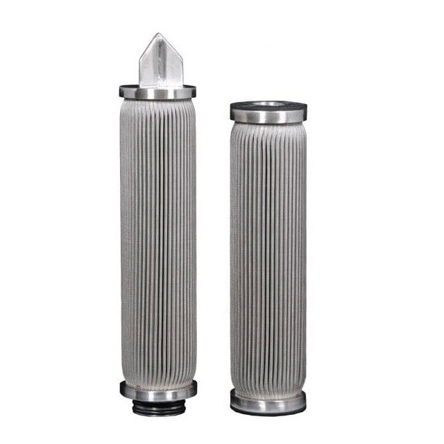 Washable 316L/304 SS Pleated Filter Element For High Temperature Fluid