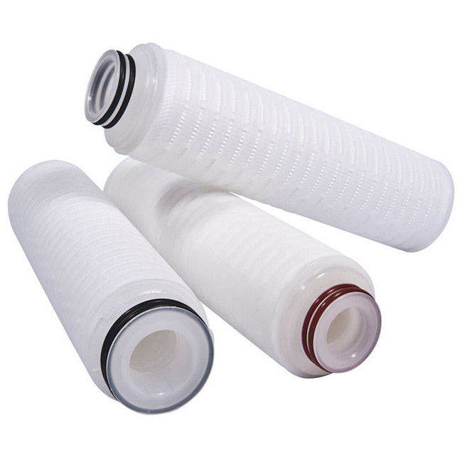 Precision Water Filter Elements 20 Inch 0.2 Micron PP Pleated Filter Cartridge