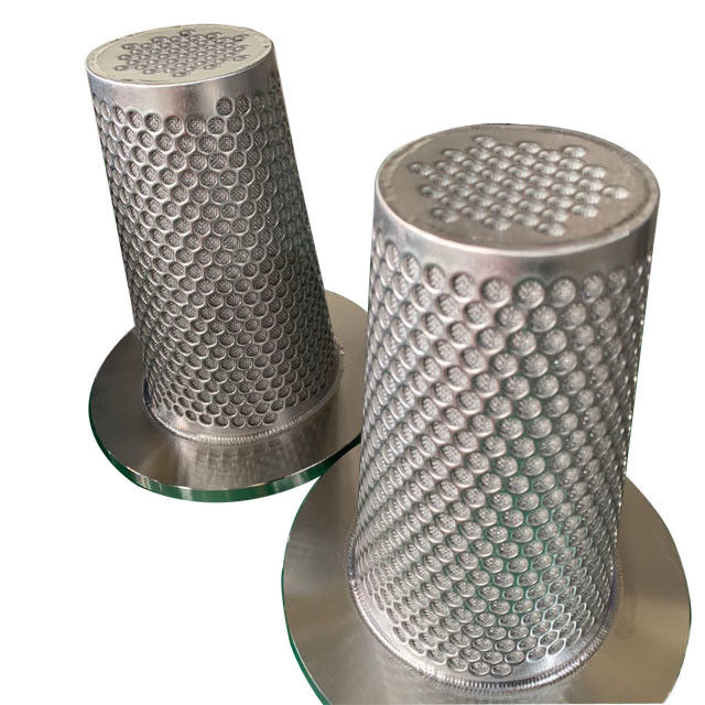 316l/304 10 Micron Basket Filter Element For Fluid Filter