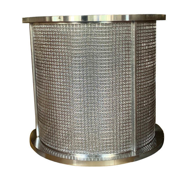 300mm Sea Water Filtration Sintering Stainless Steel Filter Element